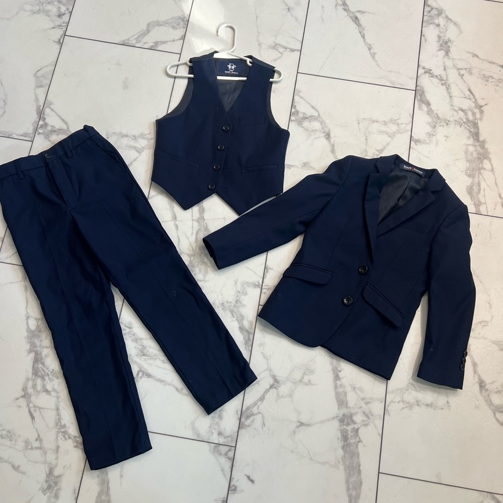 Elegant Kids Navy Suit Set
